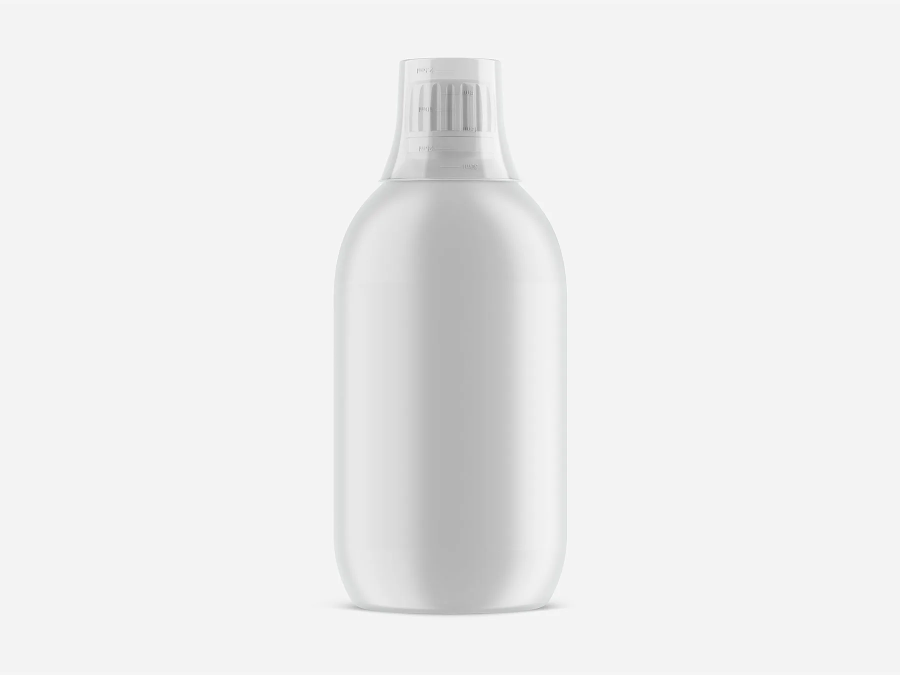 Plastic Sport Nutrition Bottle Mockup