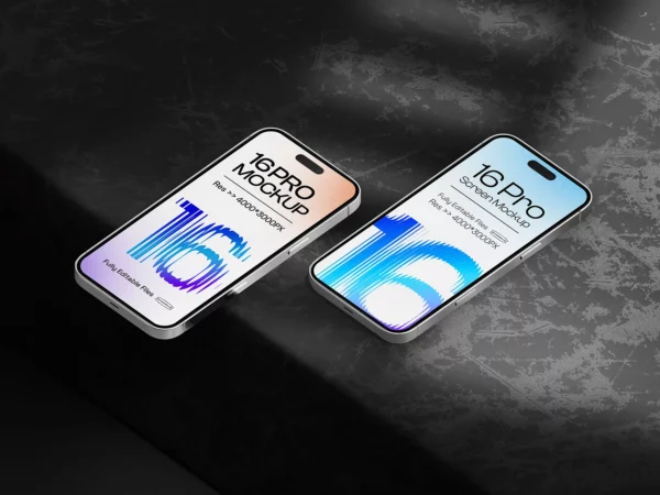 Smartphone Mockup Set (PSD & Figma)