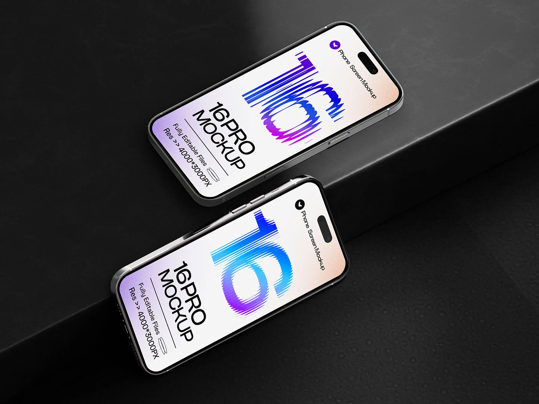 Smartphone Mockup Set (PSD & Figma)