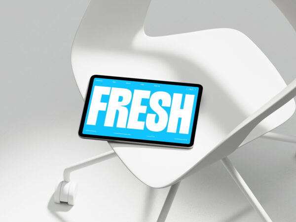 Tablet Mockup – Modern Light Scene