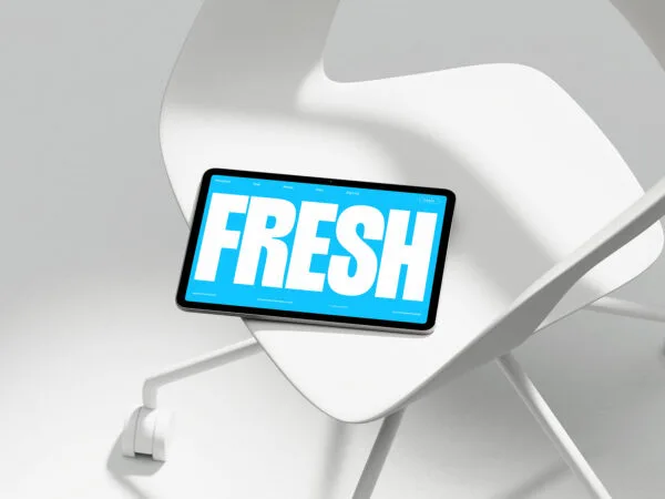 Tablet Mockup – Modern Light Scene