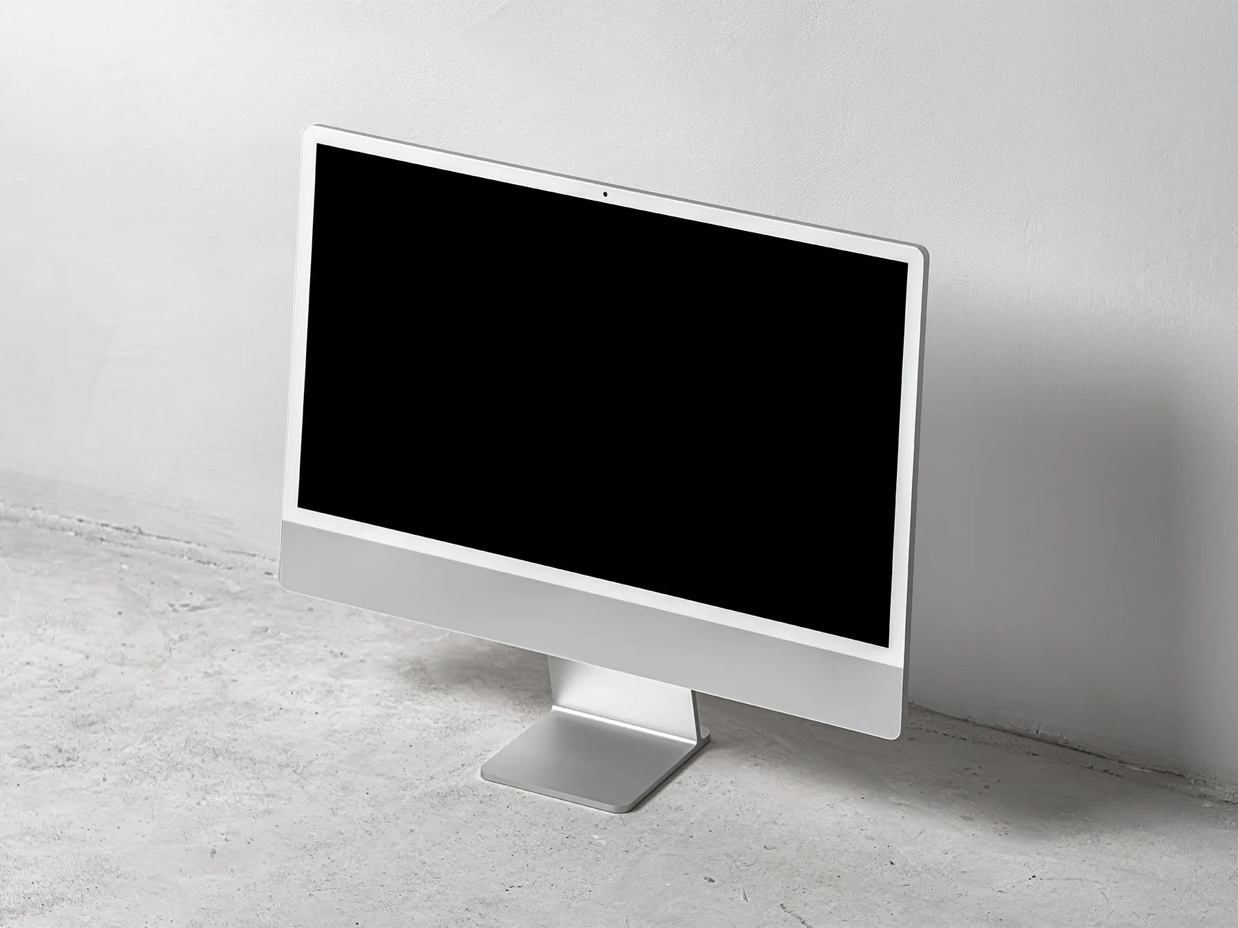 iMac Screen Website Presentation Mockup (PSD)