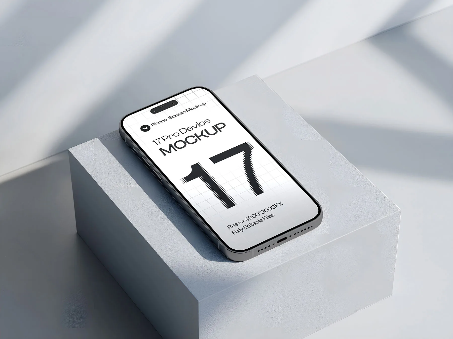 iPhone 17 Pro Smartphone Mockup Set