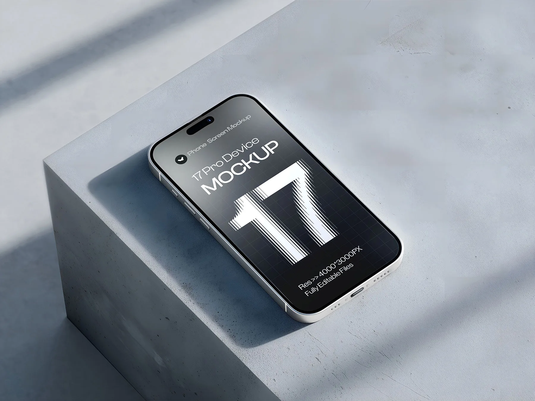 iPhone 17 Pro Smartphone Mockup Set