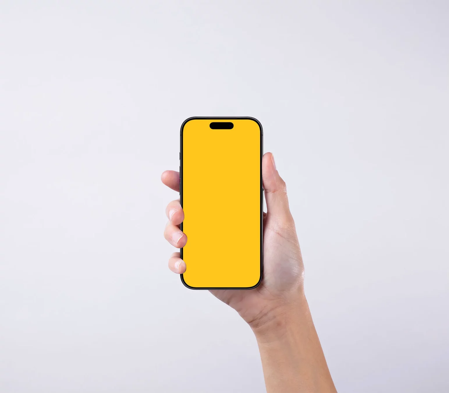 Mockup of iPhone 17 Pro in Hand