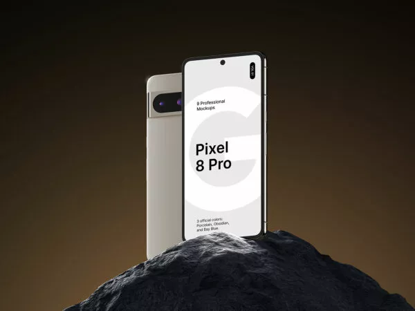 Pixel 8 Smartphone Mockup