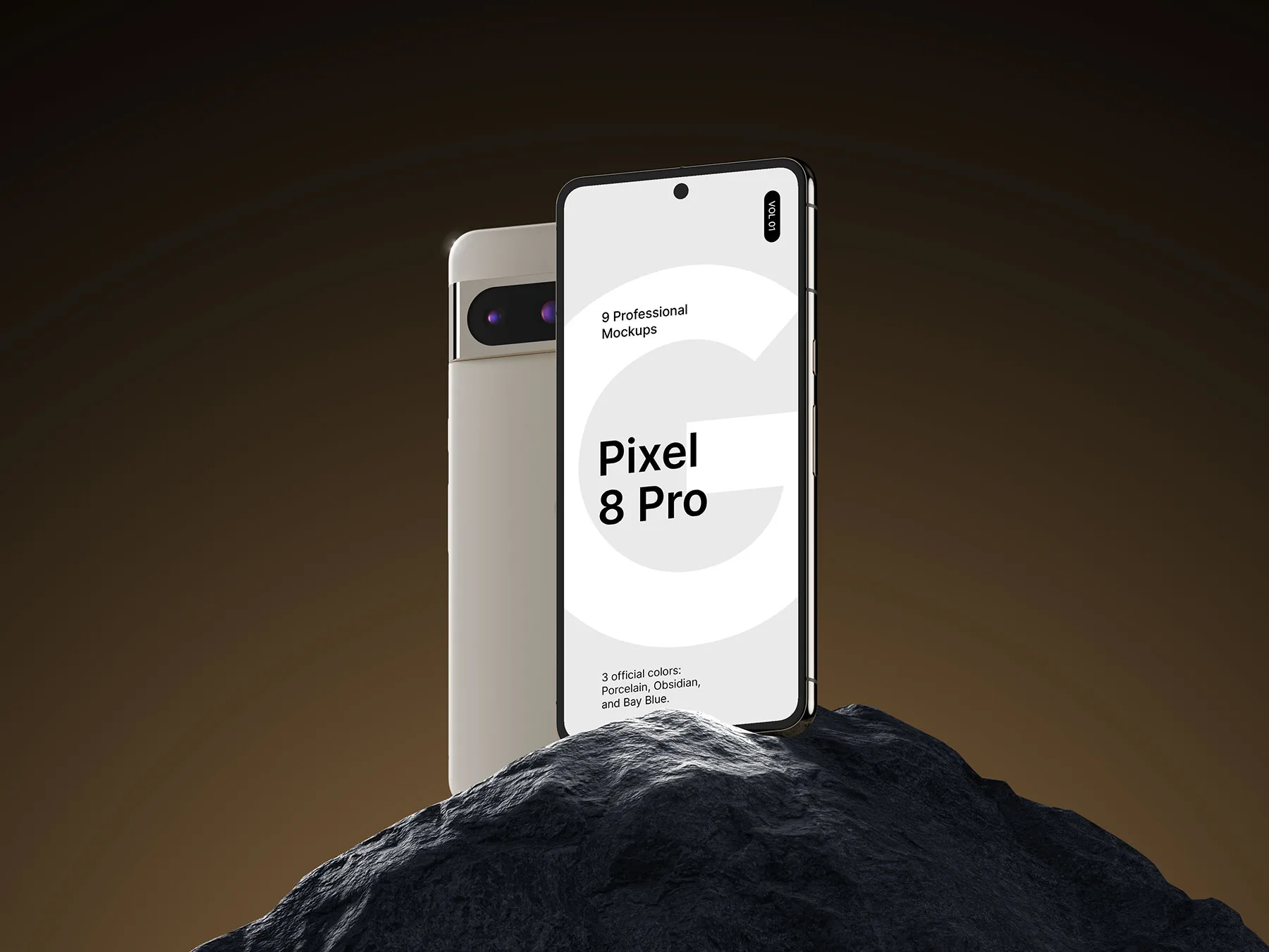 Pixel 8 Smartphone Mockup
