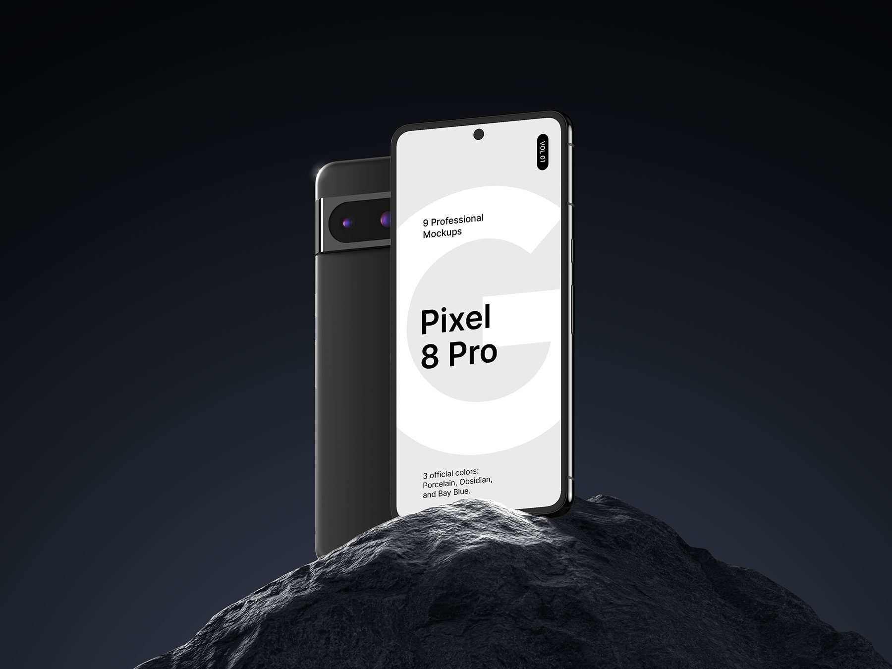 Pixel 8 Smartphone Mockup