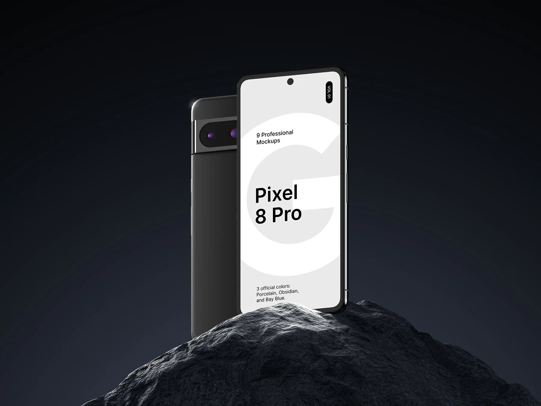 Pixel 8 Smartphone Mockup