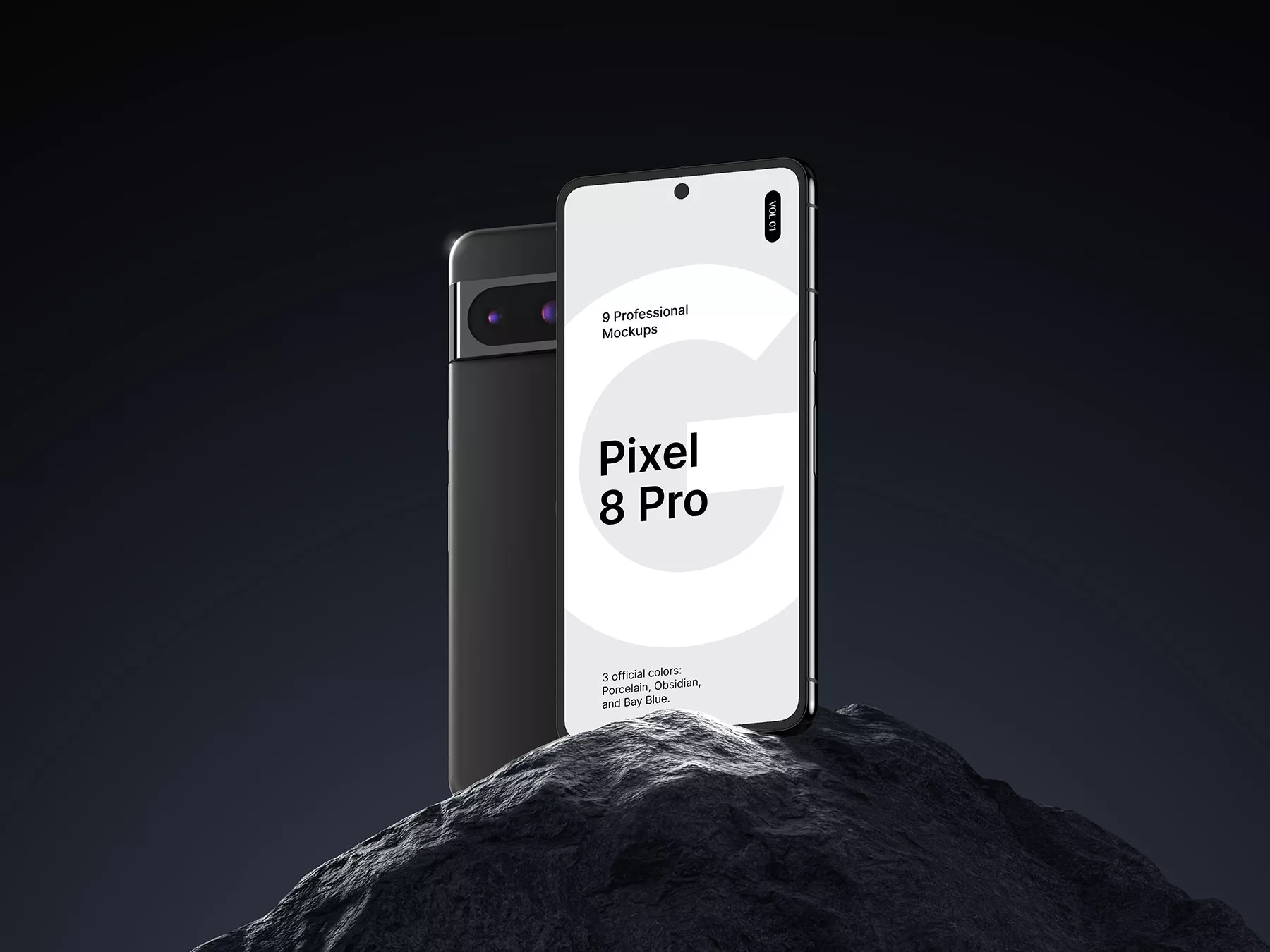 Pixel 8 Smartphone Mockup
