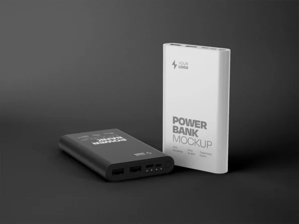 Power Bank Mockup (Free Download)