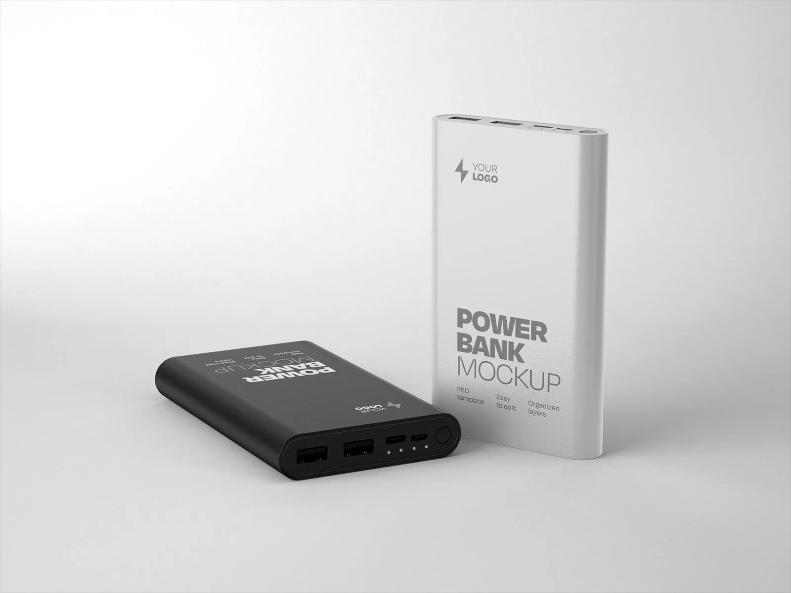 Power Bank Mockup