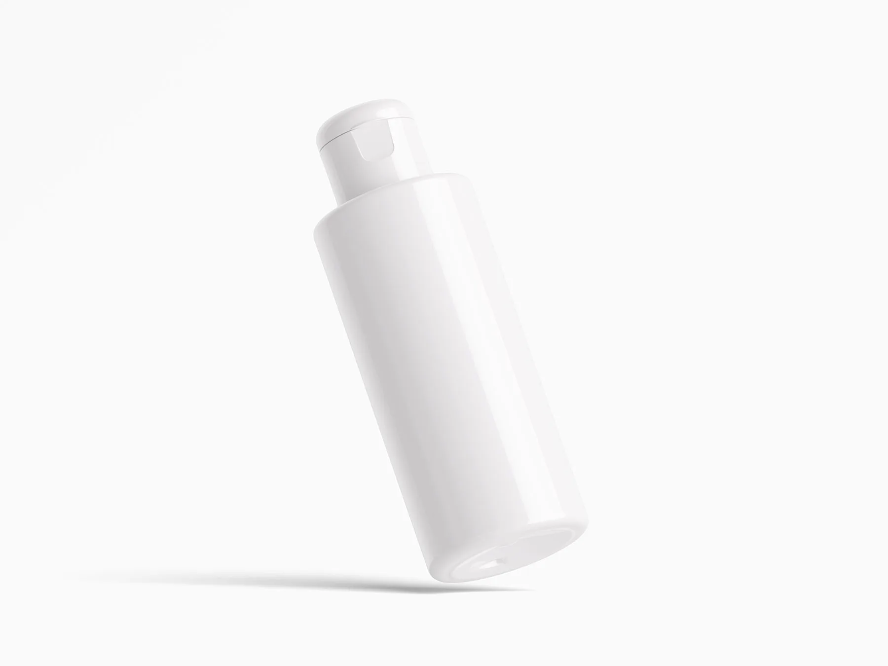 Small Flip-Top Cosmetic Bottle Mockup Set