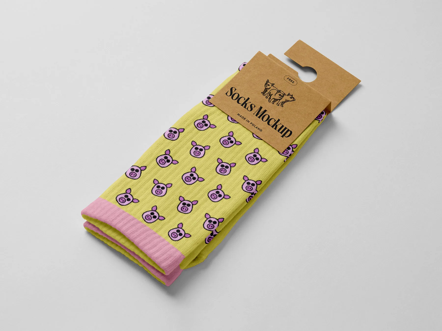 Socks Branding Mockup