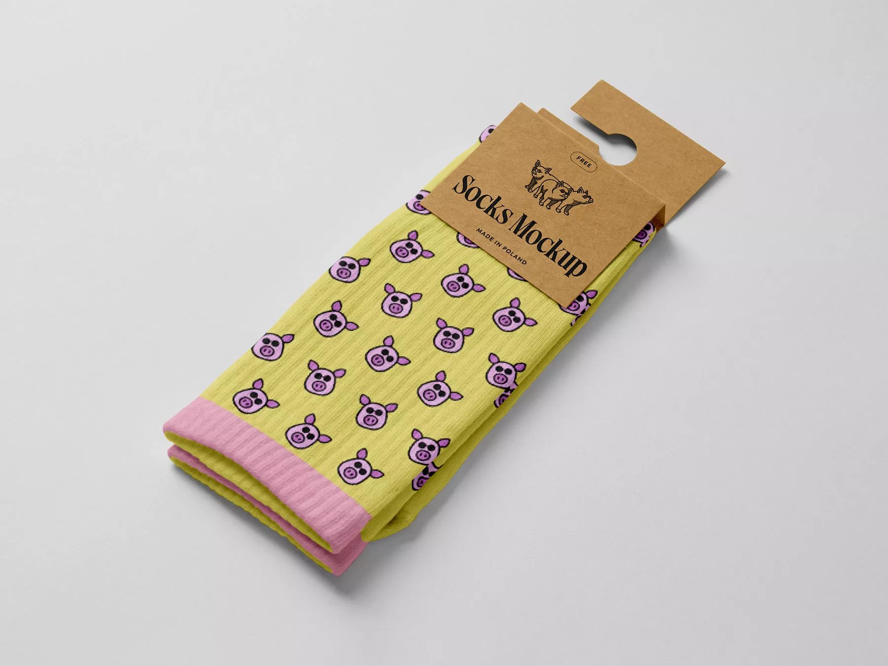 Socks Branding Mockup