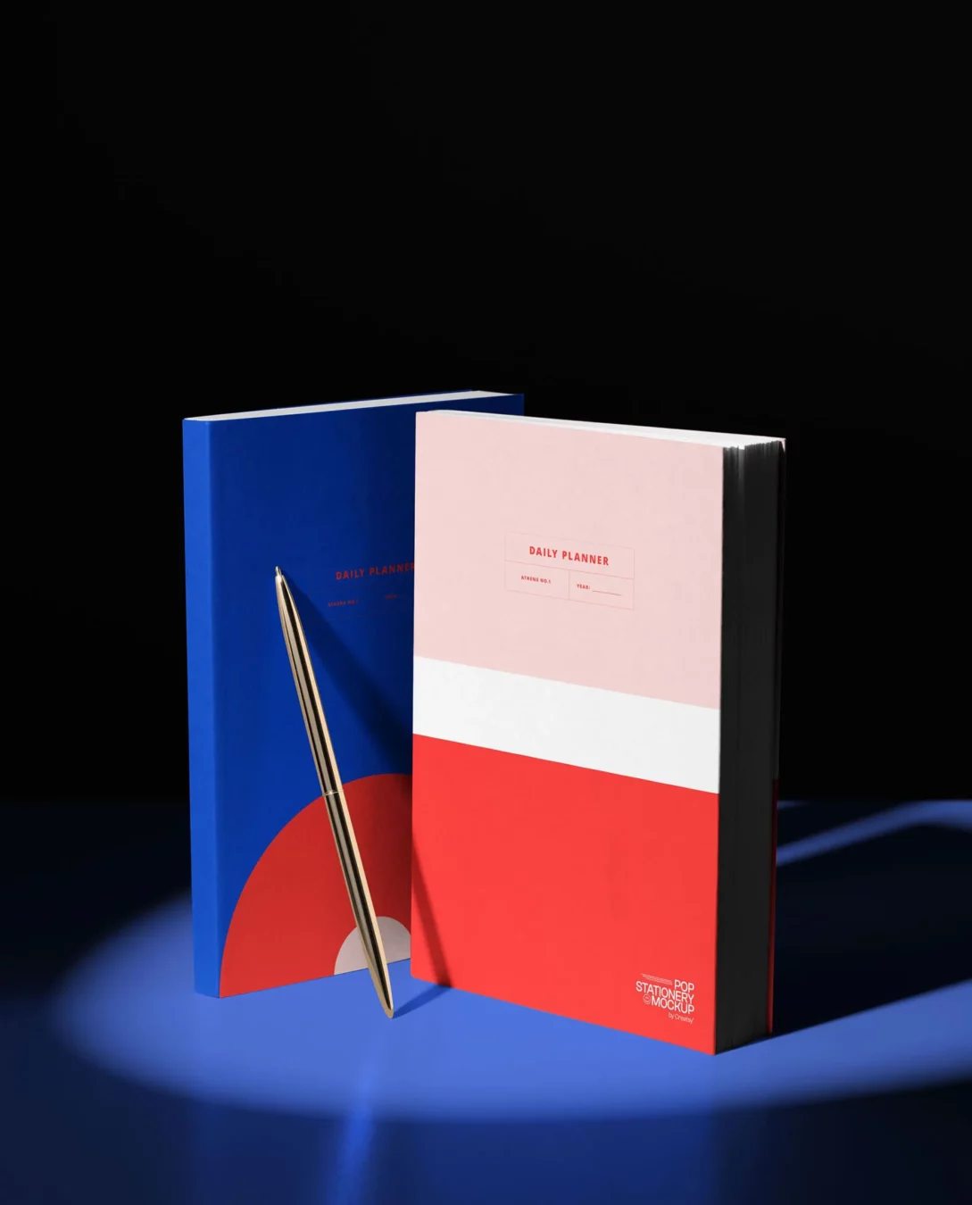 Standing Softcover Book Mockup Scene