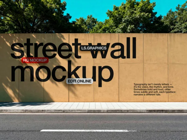 Street Wall Mockup