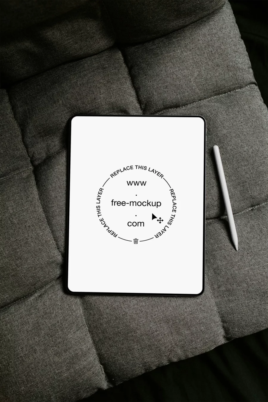 Tablet UI Design Mockup