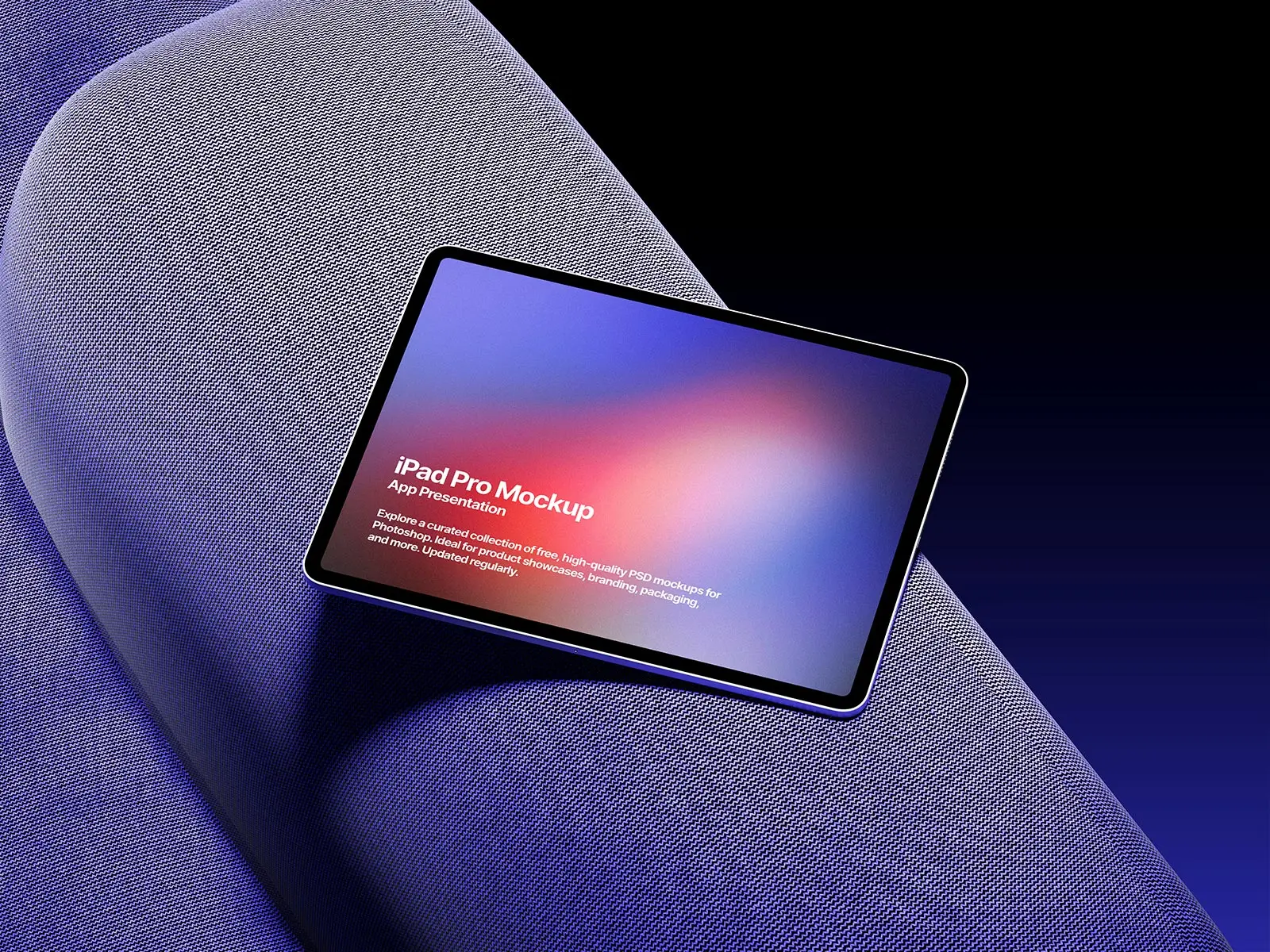 iPad Pro Screen Mockup – App Presentation