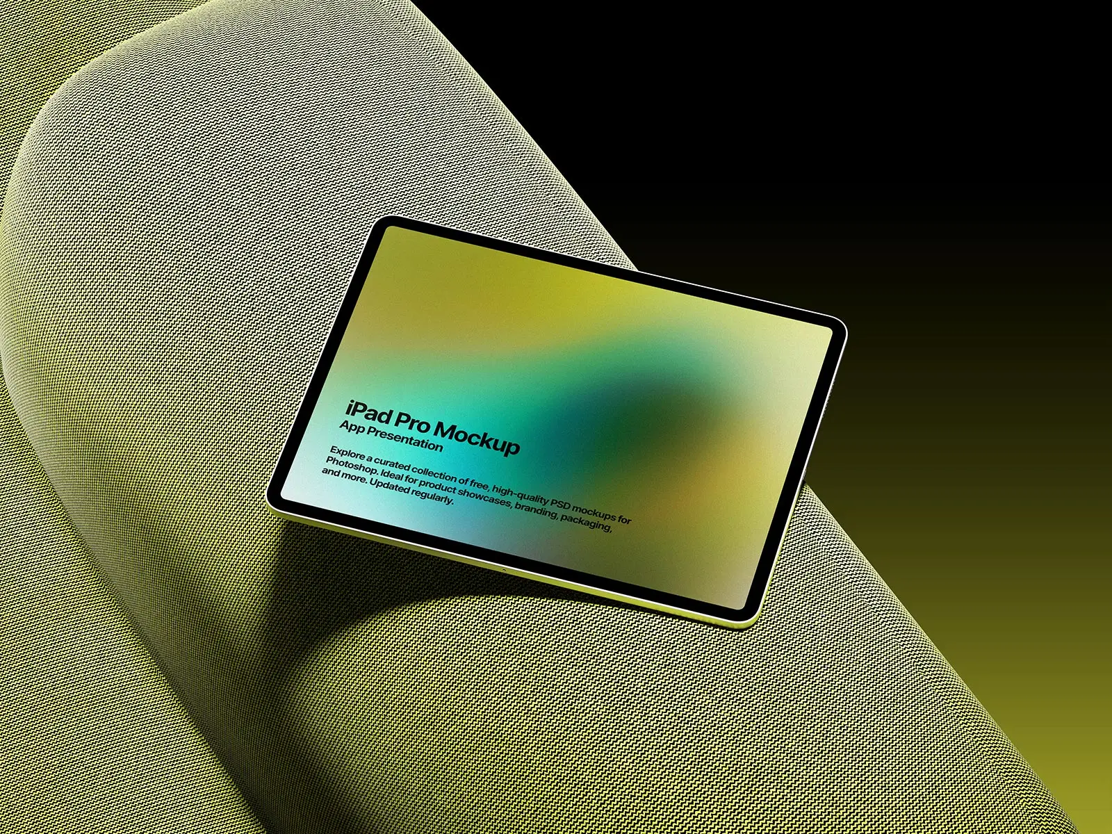 iPad Pro Screen Mockup – App Presentation