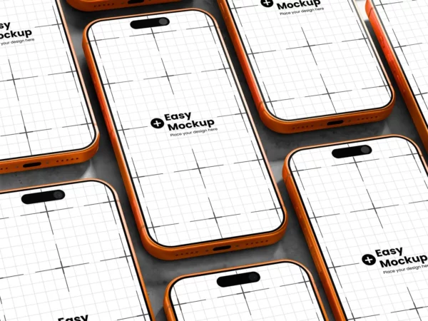 iPhone 17 Pro Mockup Large Set (22 Templates)