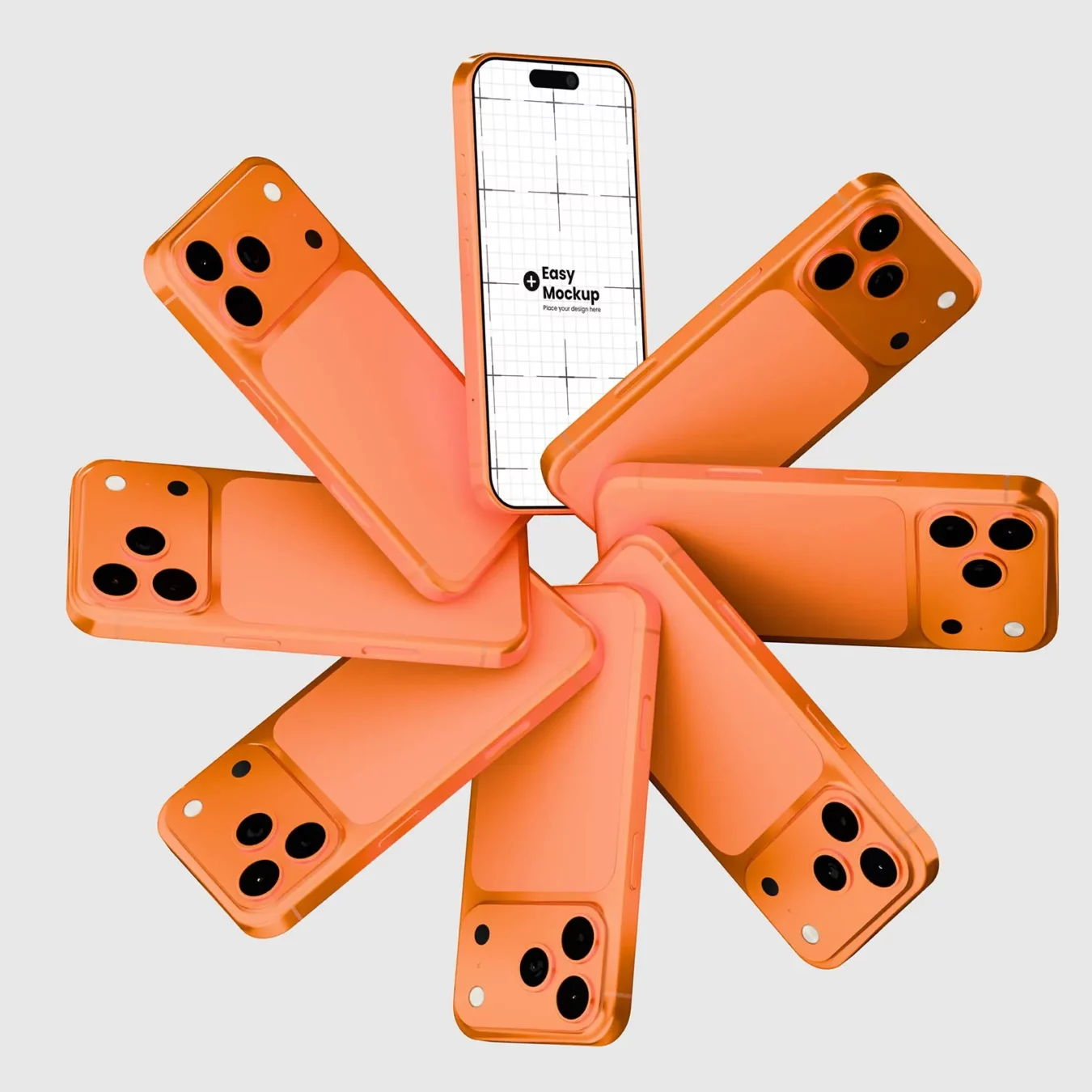 iPhone 17 Pro Mockup Large Set