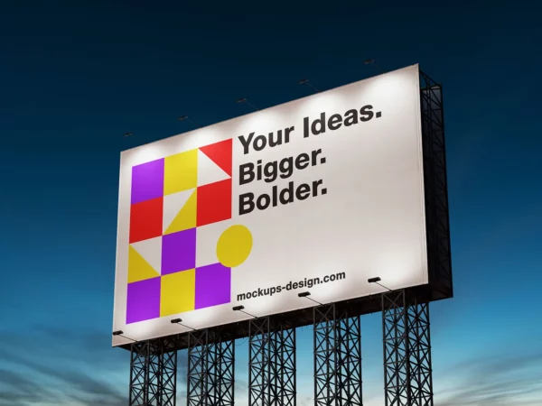 Free Large Billboard Mockup Set