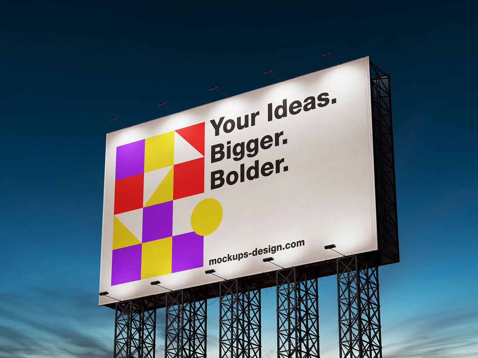 Large Billboard Mockup Set