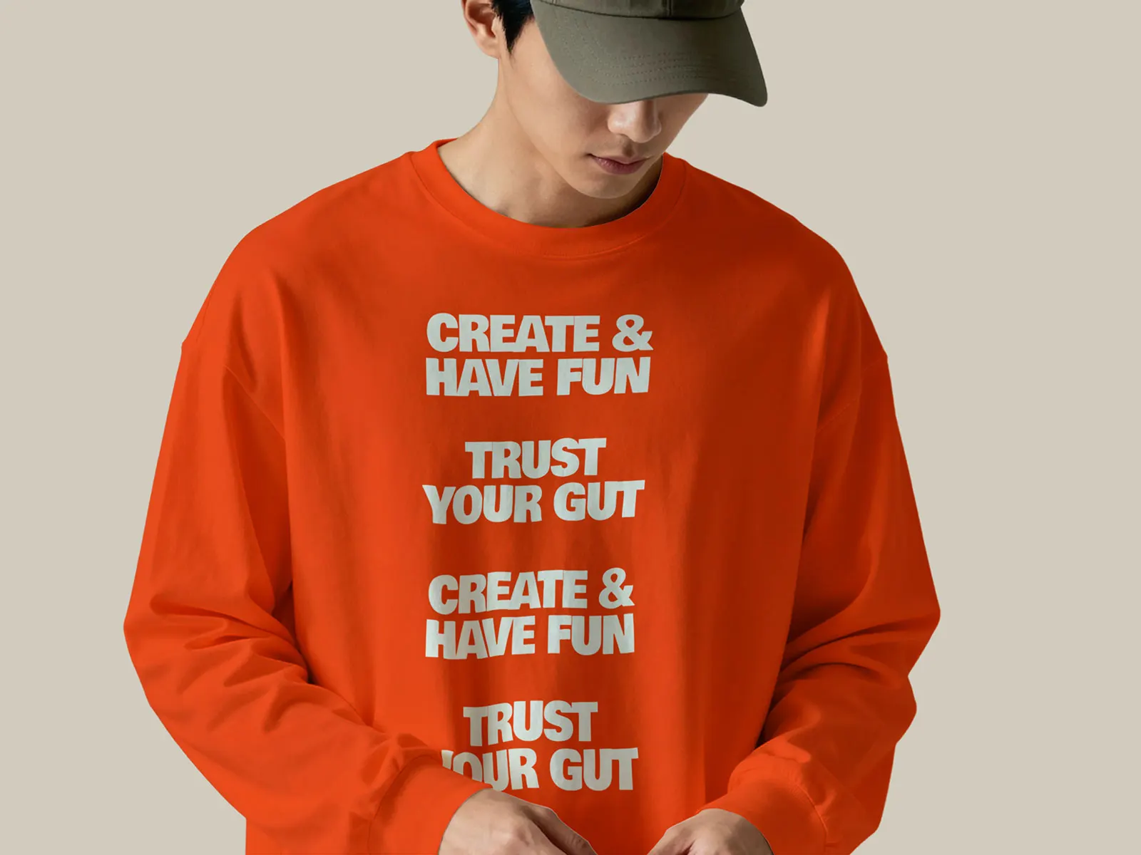 Long Sleeve T-Shirt Mockup