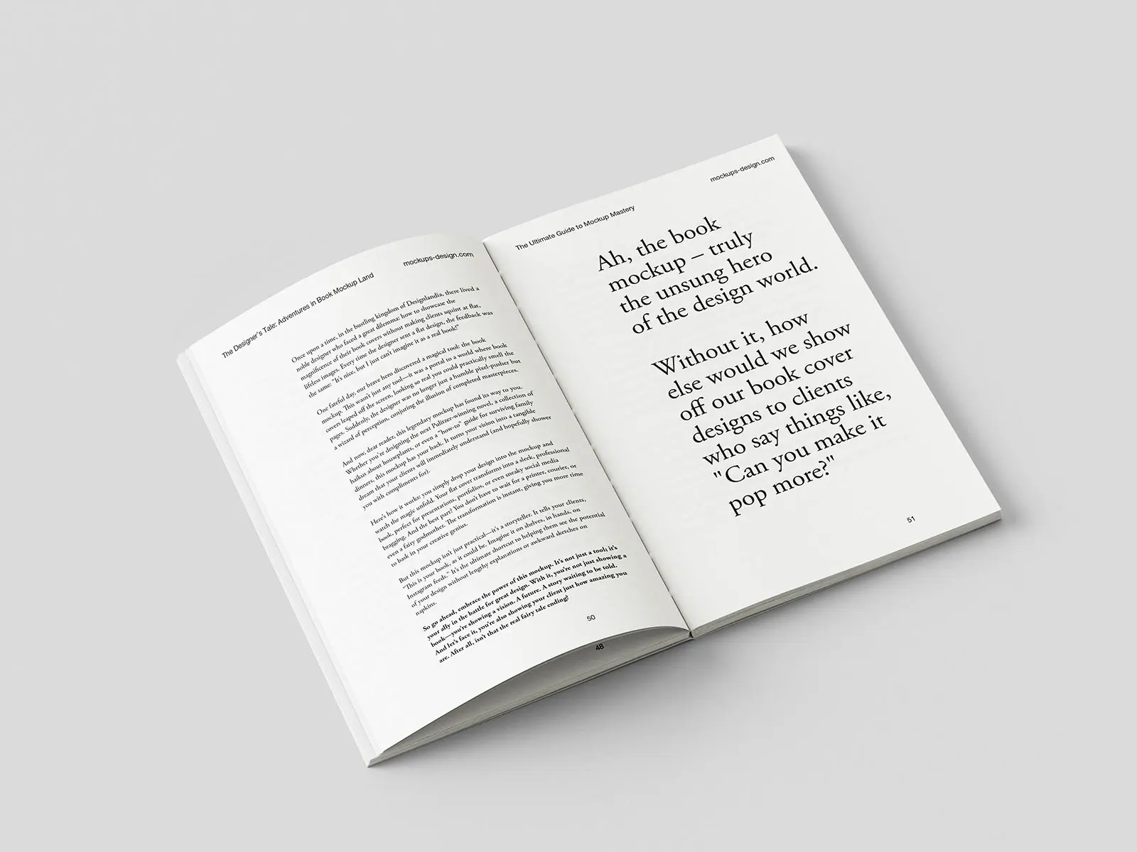 Softcover Book Mockup Set