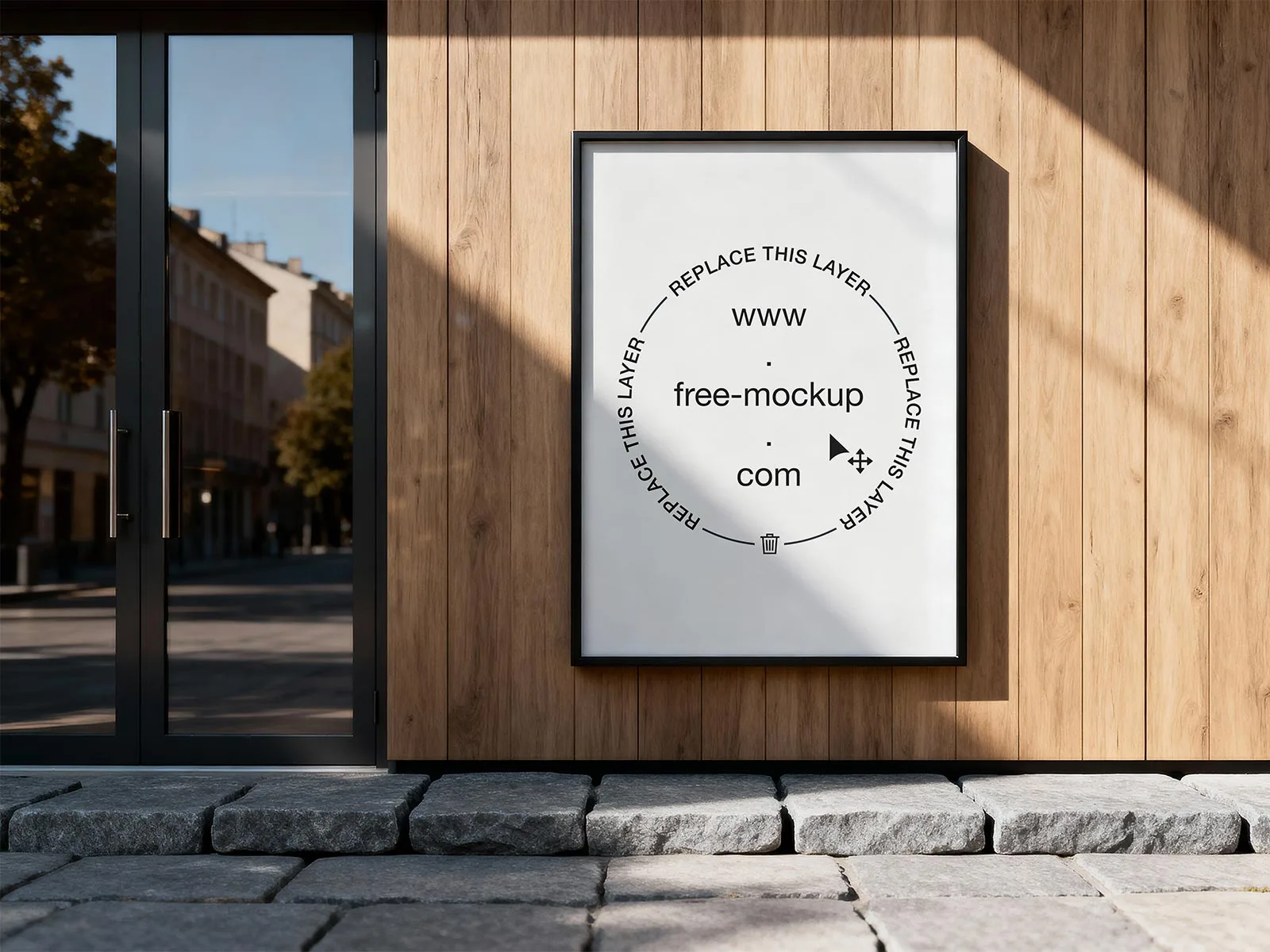 Street Wall Poster Mockup – Outdoor Advertising