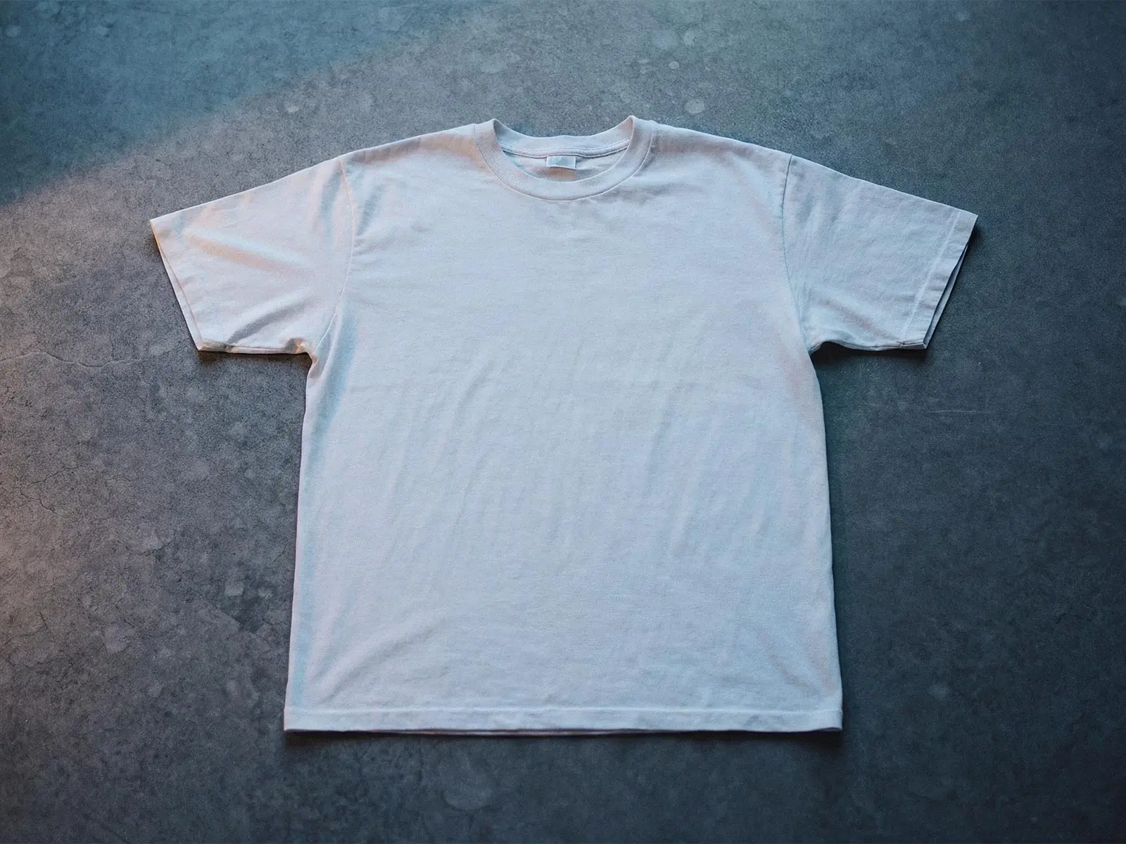 T-Shirt Mockup Lying on Floor – Top View