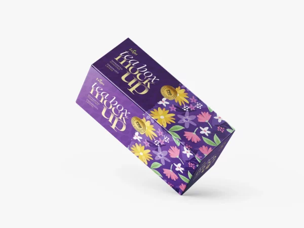 Tea Box Packaging Mockup (Free Download)