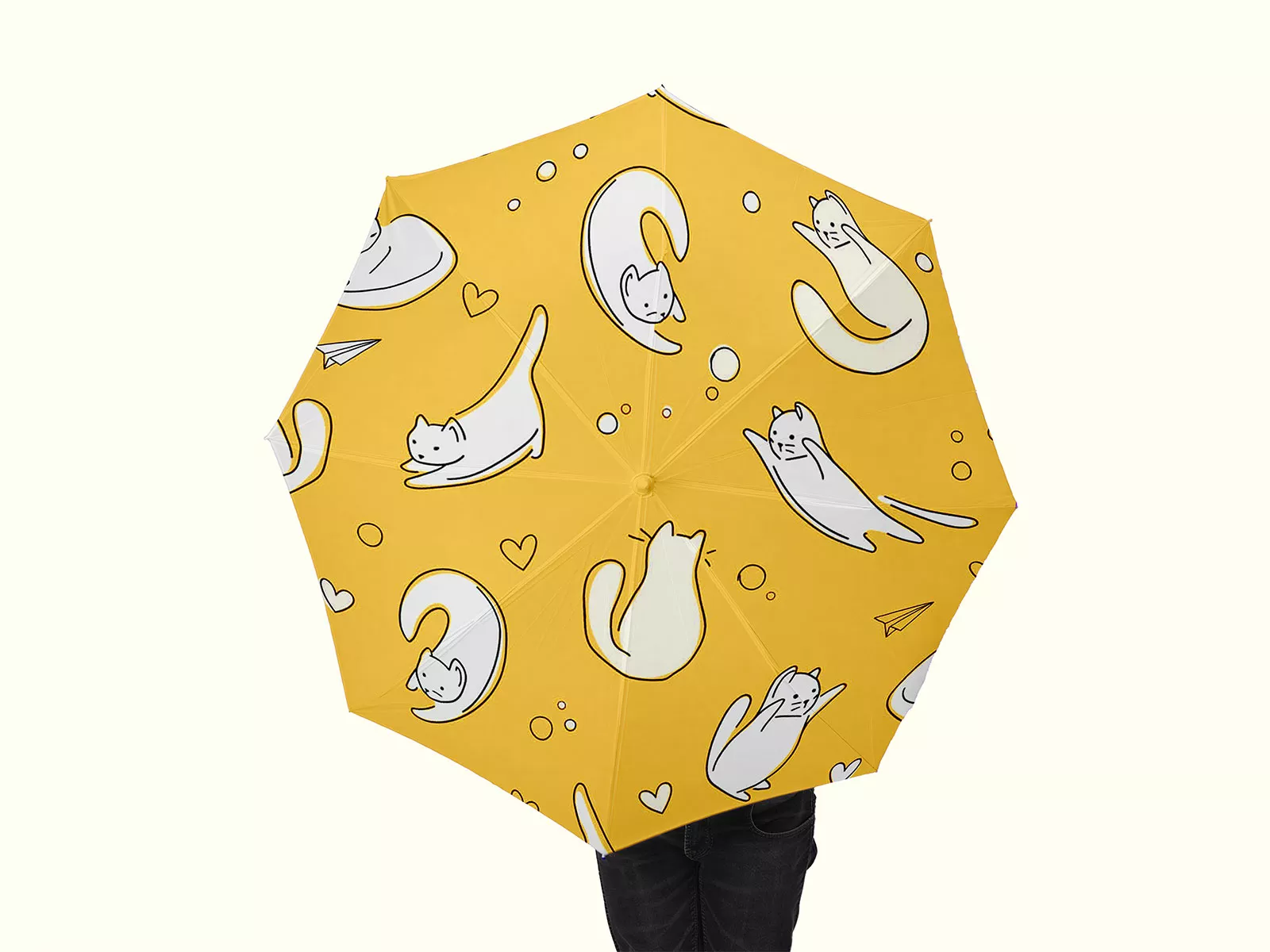 Umbrella Mockup in Clean Scene