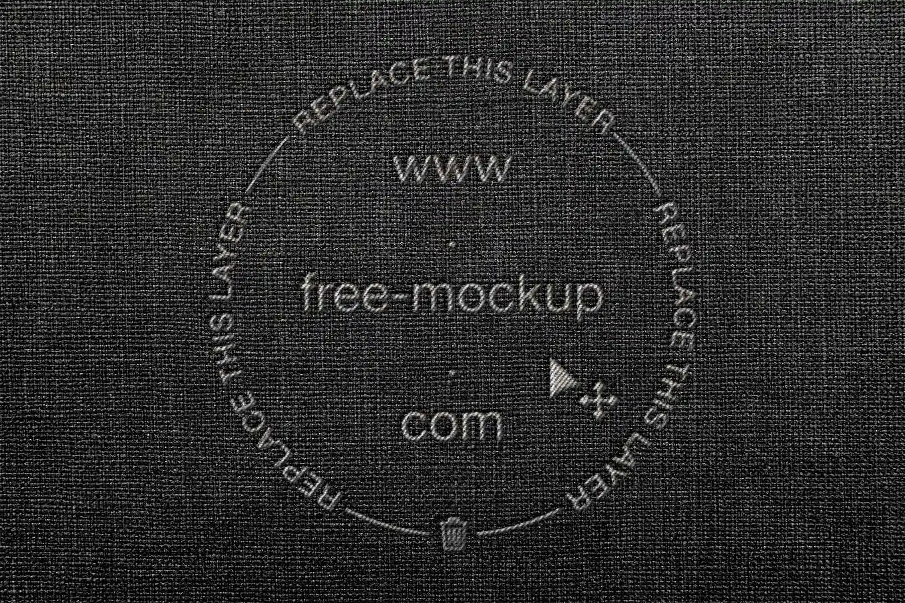 Embroidered Logo Mockup (Realistic Stitch Effect)