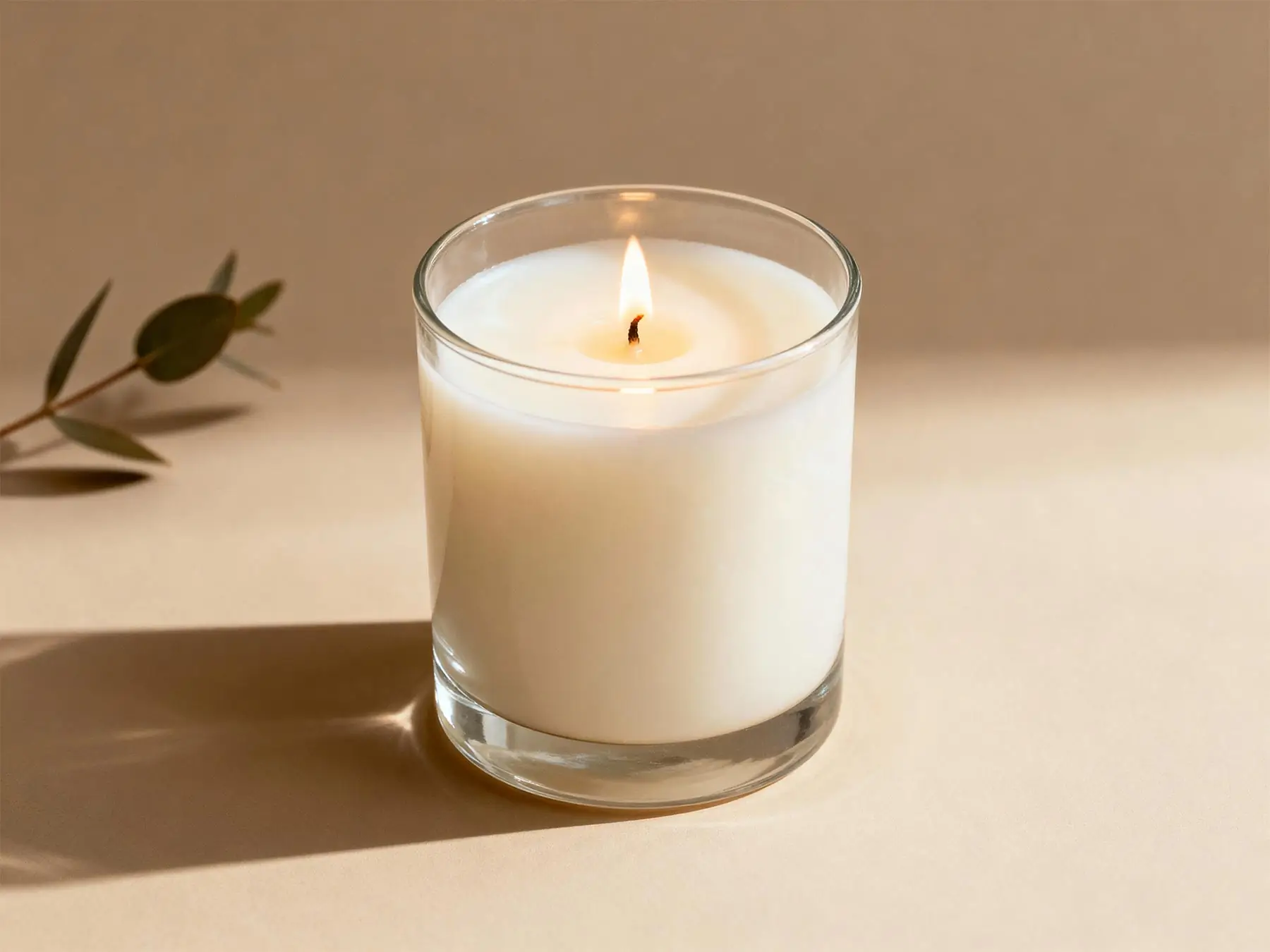 Glass Candle Jar Mockup