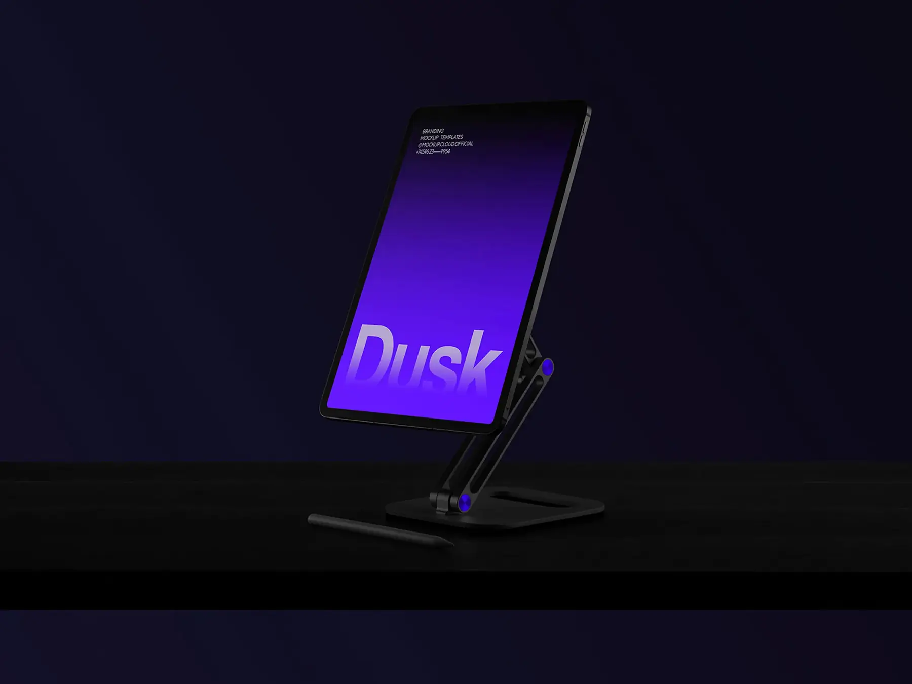 iPad Pro Mockup on Desk Stand