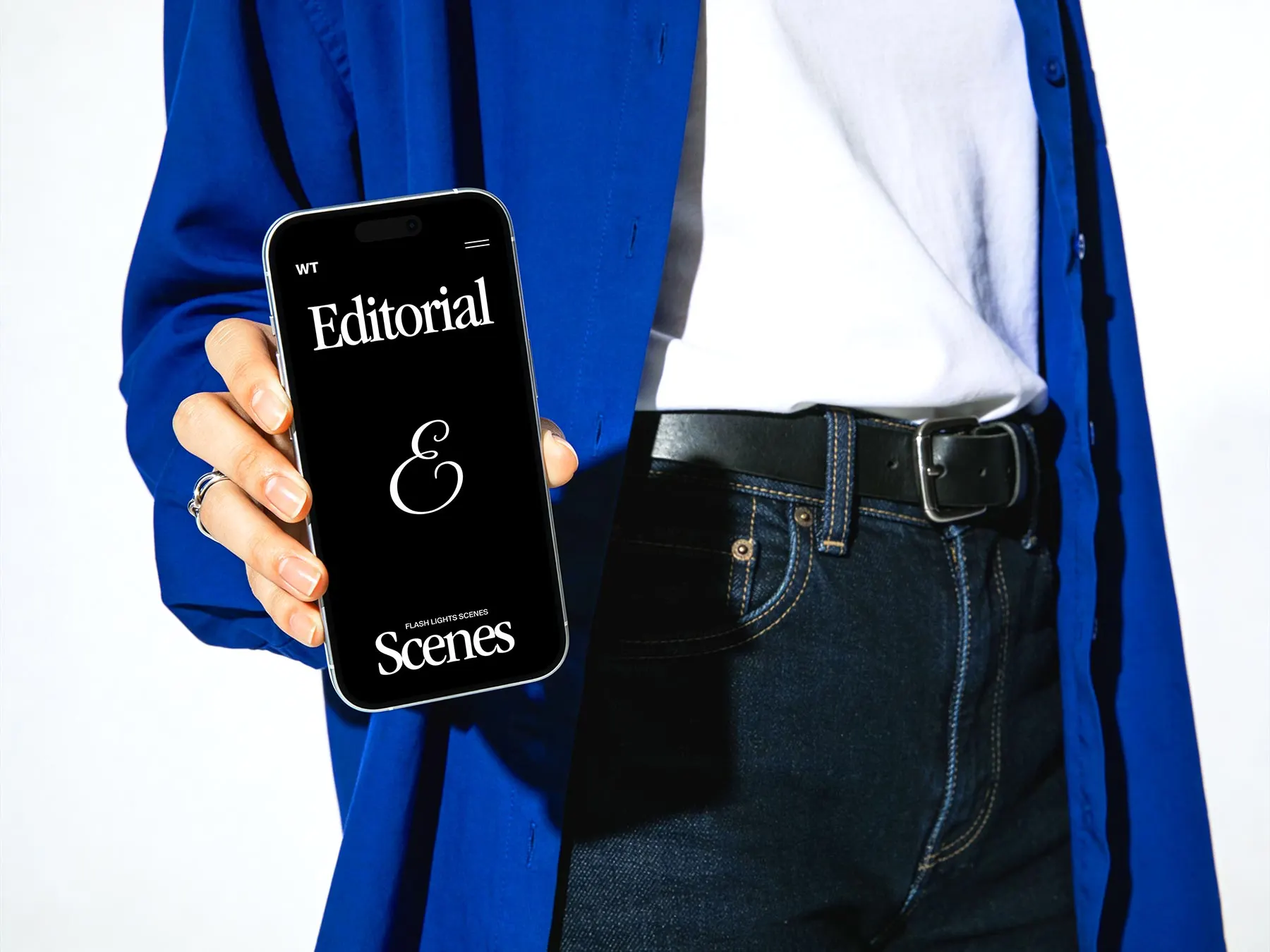 iPhone 17 Mockup in Hand for App Presentation