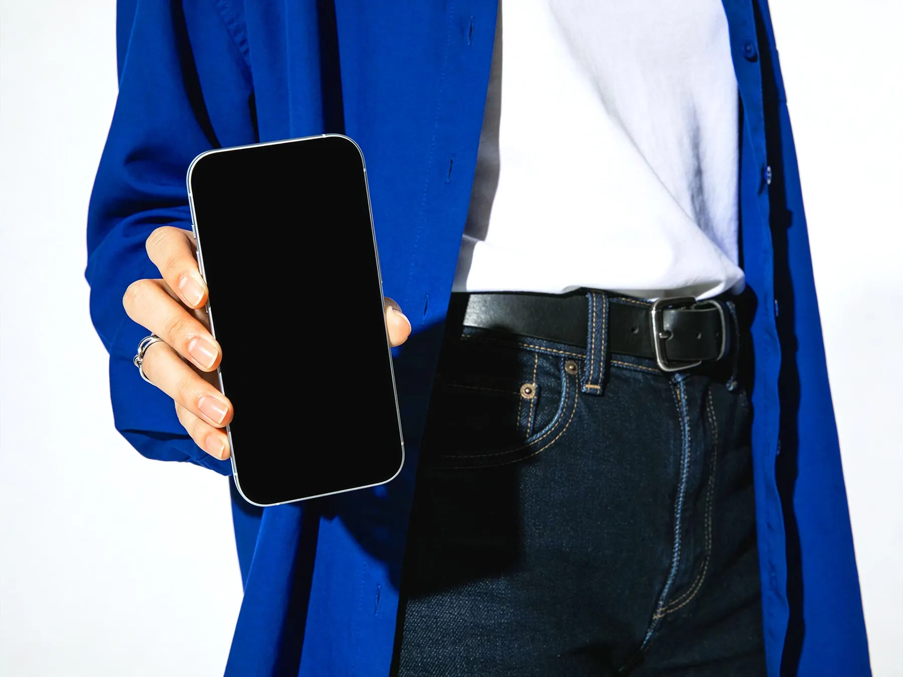 iPhone 17 Mockup in Hand for App Presentation