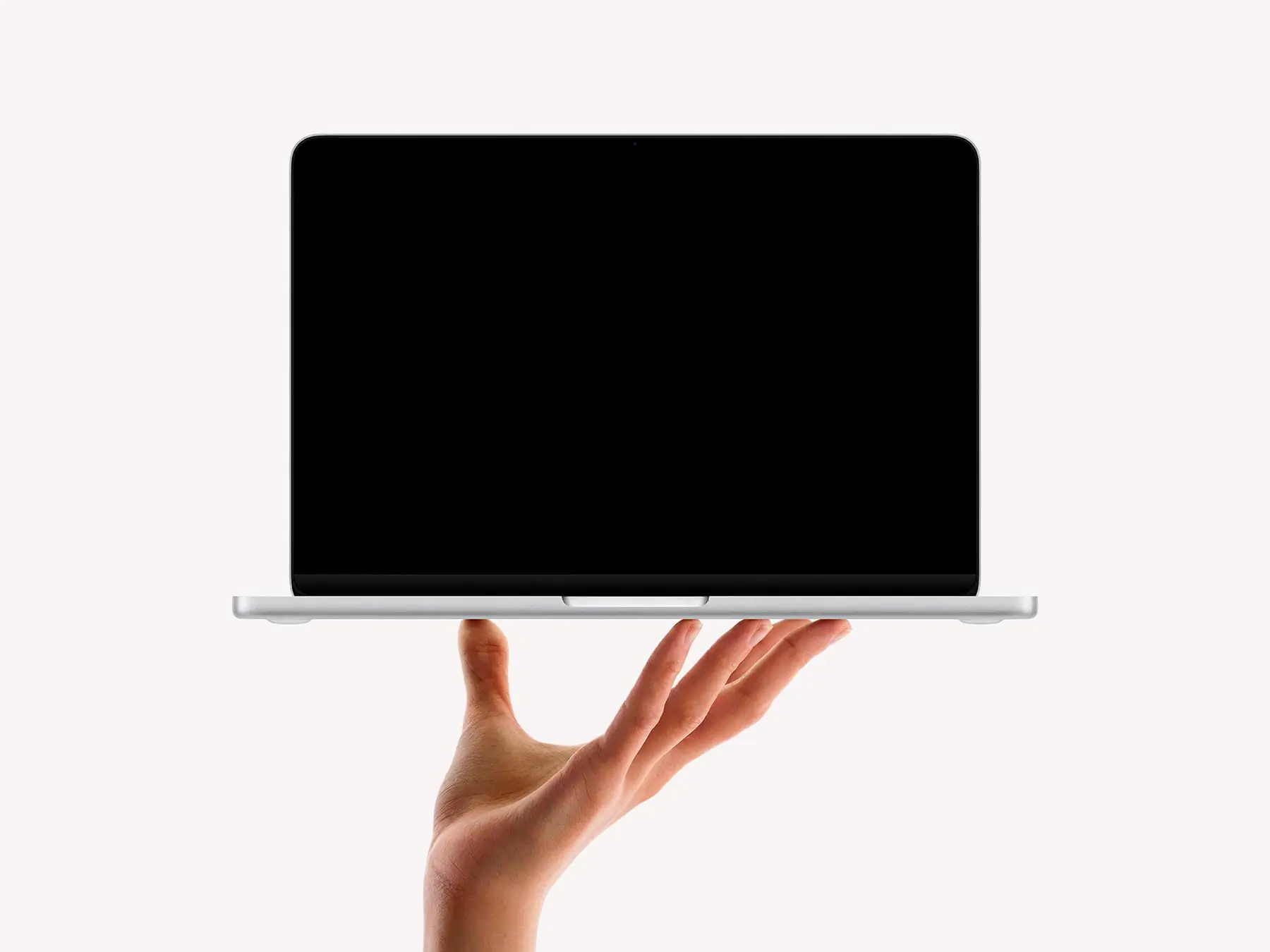 MacBook Neo Mockup in Hand