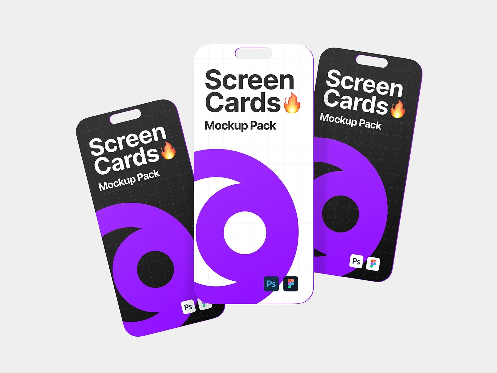 Multiple Screen Mockup Set for App Presentation