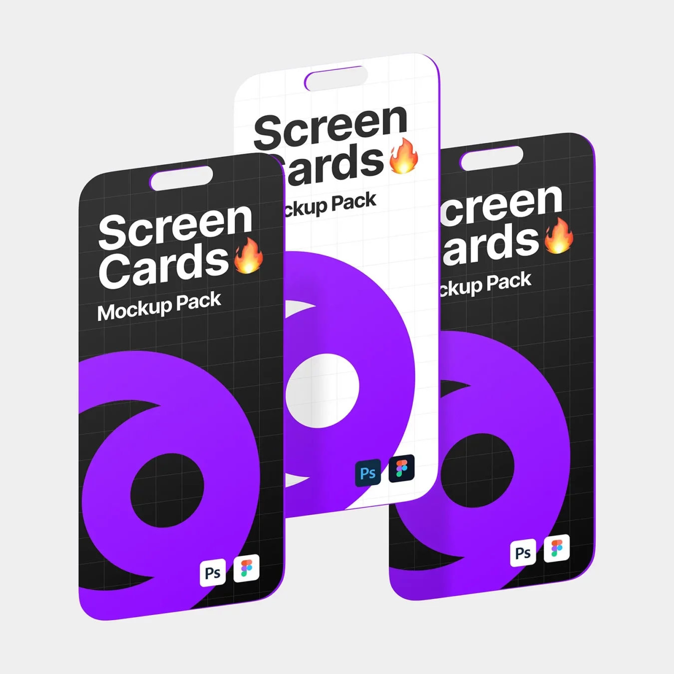 Multiple Screen Mockup Set for App Presentation