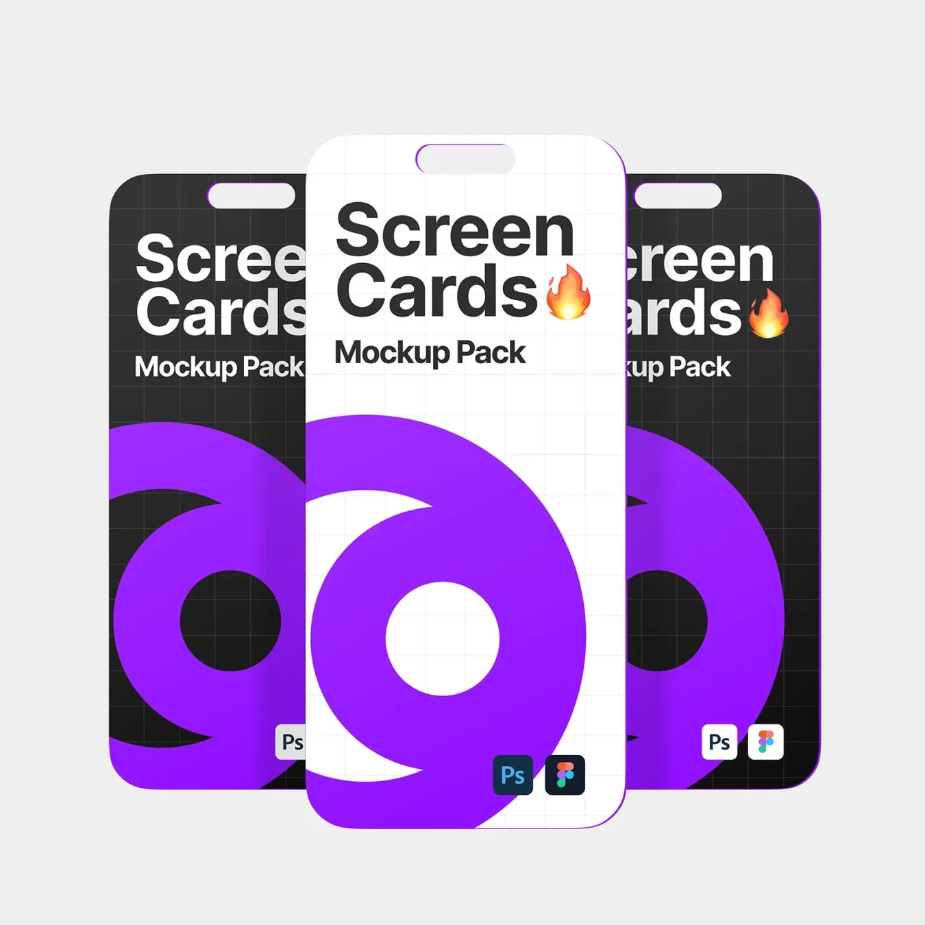 Multiple Screen Mockup Set for App Presentation