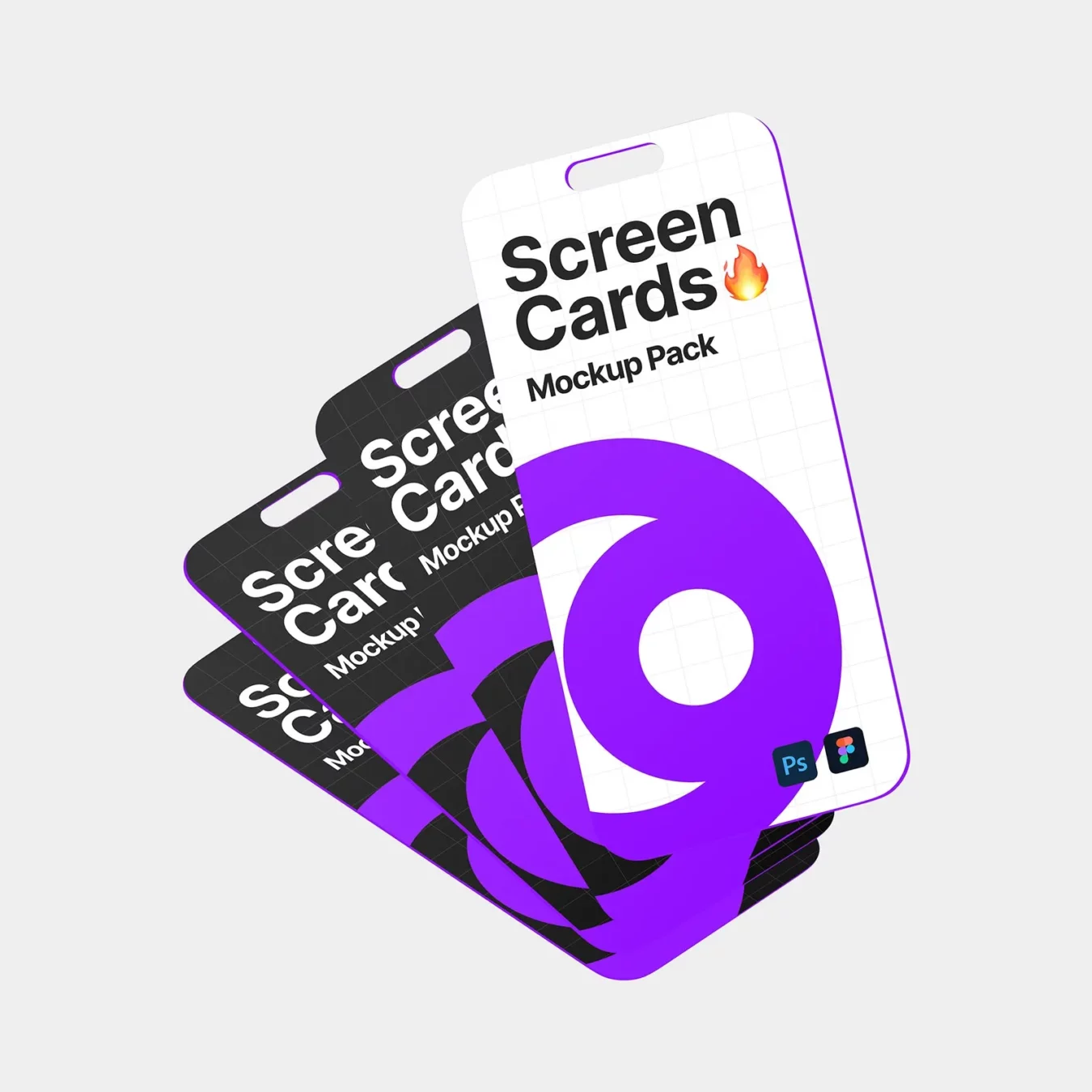 Multiple Screen Mockup Set for App Presentation