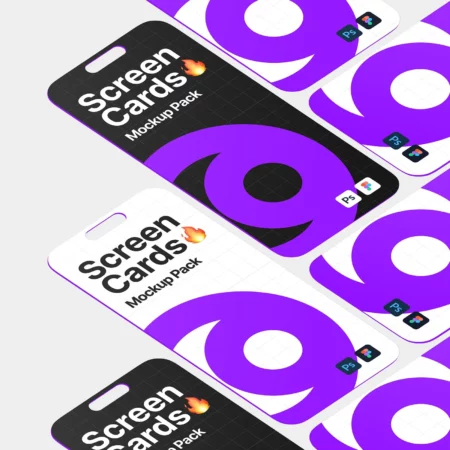 Multiple Screen Mockup Set for App Presentation