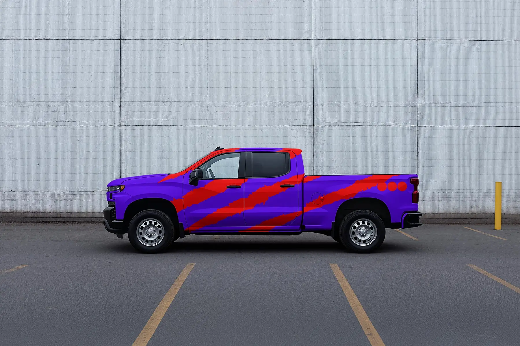 Pickup Truck Branding Mockup