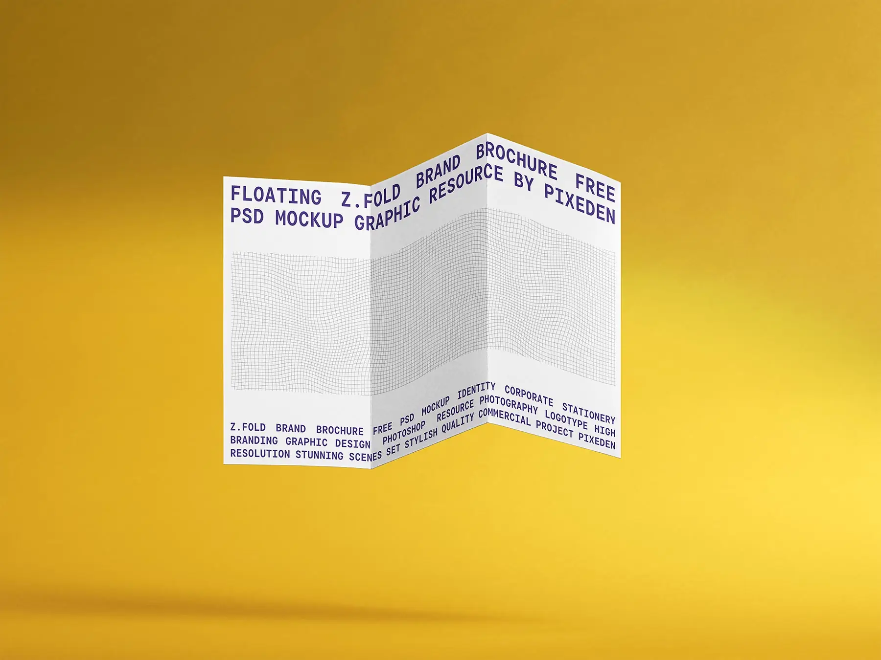 Tri-Fold Brochure Mockup