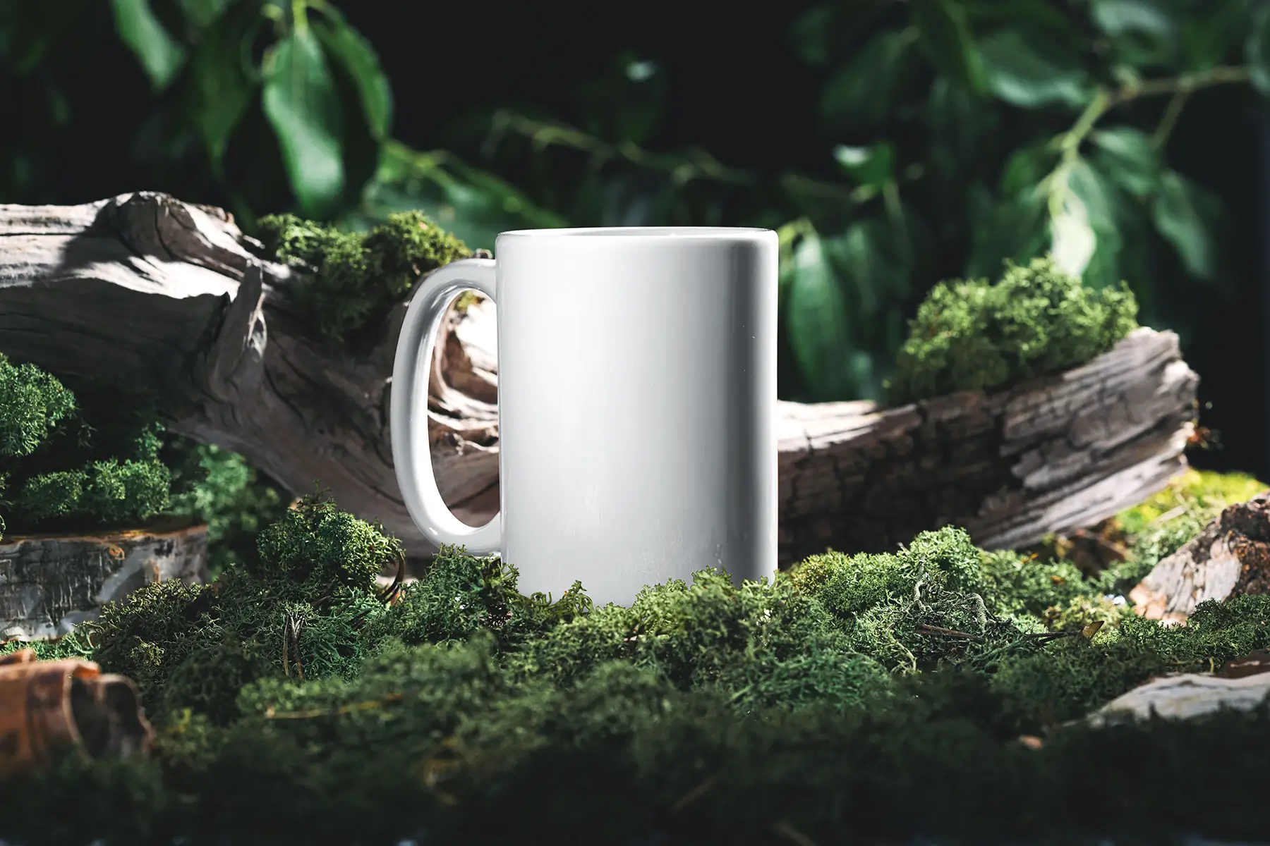 15 oz Coffee Mug Mockup in Nature Scene