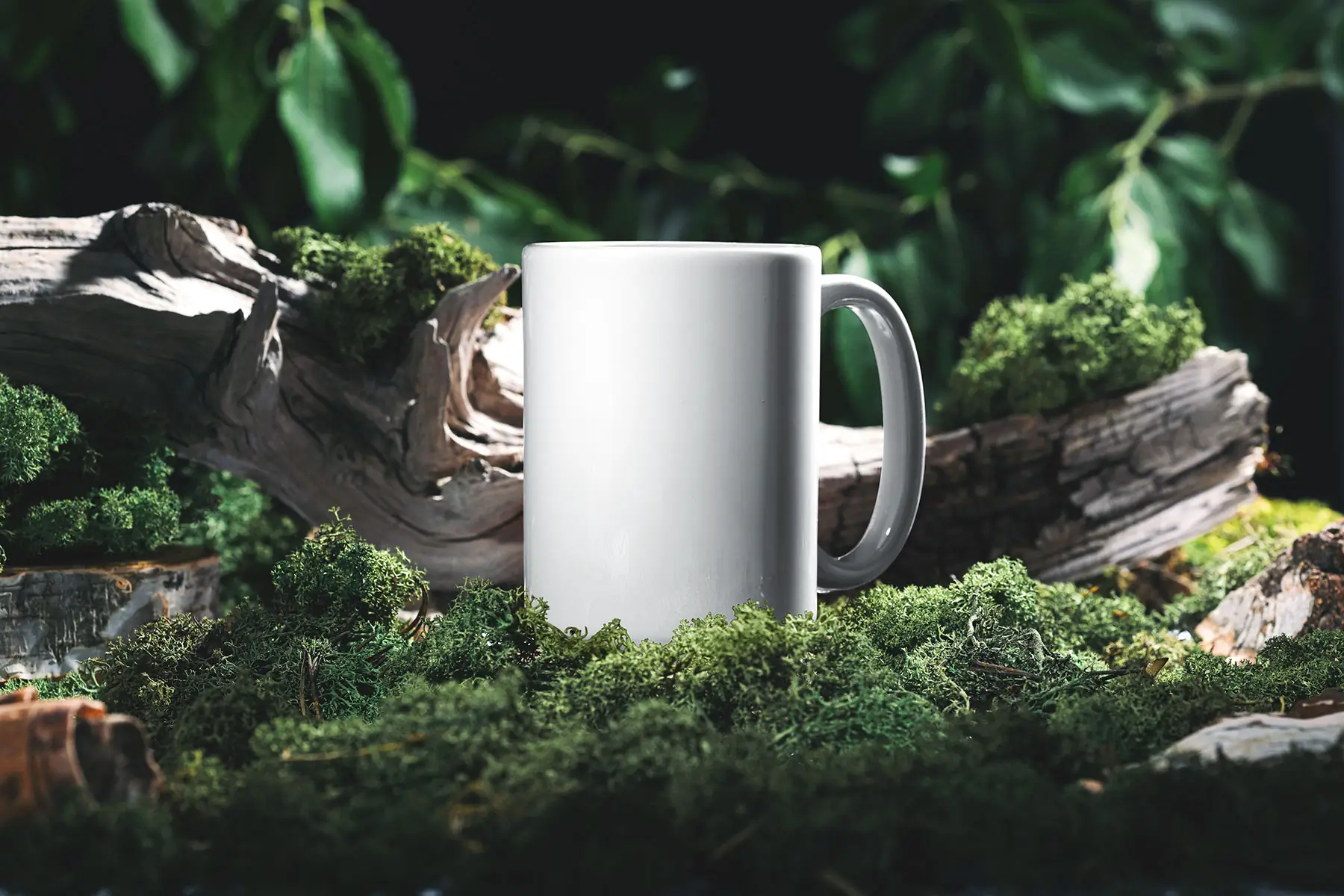15 oz Coffee Mug Mockup in Nature Scene