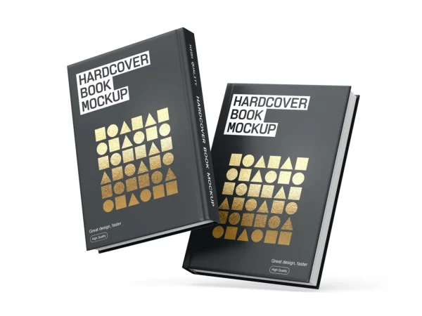 Book Cover Mockup Minimalist Scene